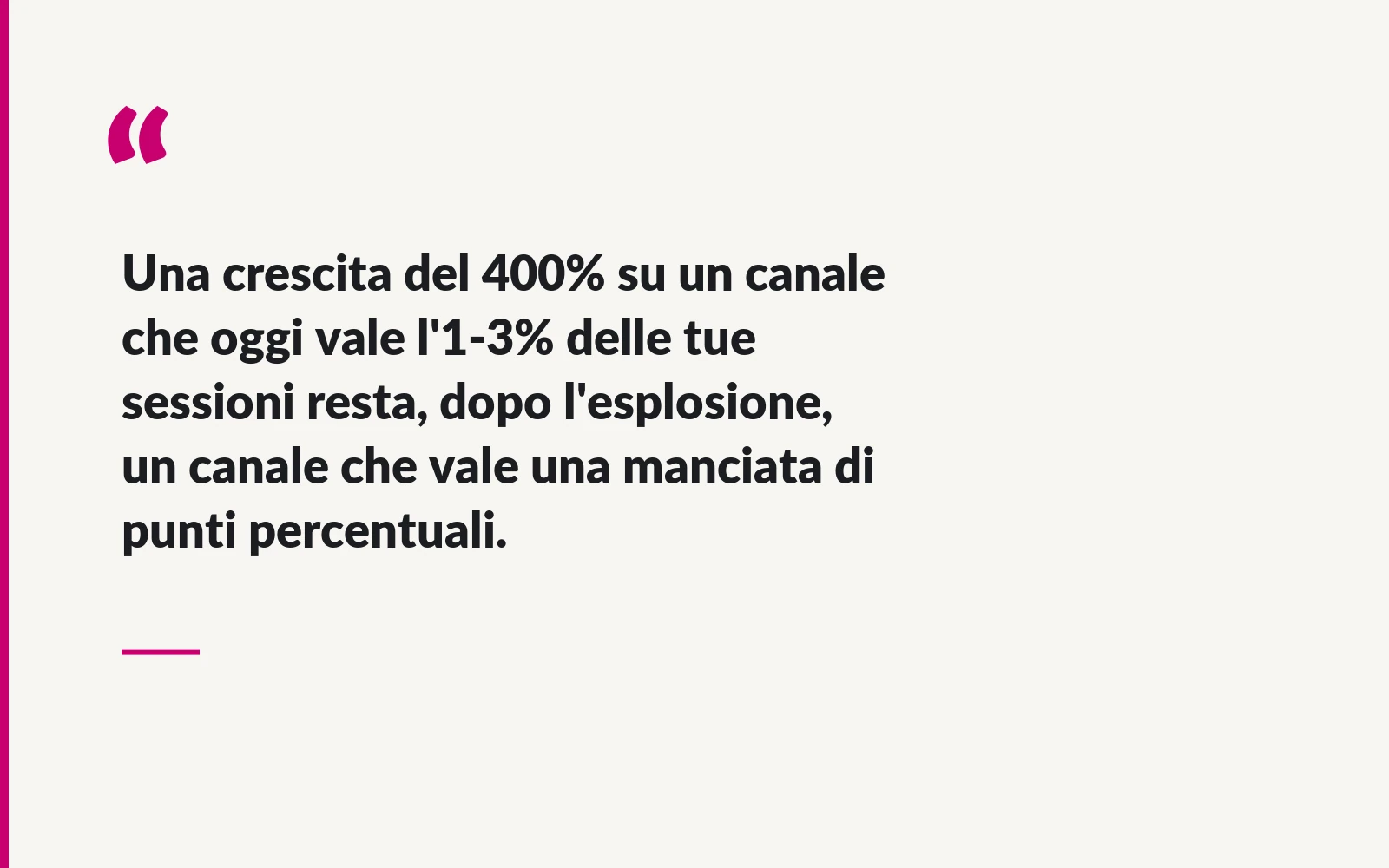 Traffico AI corrisponde a più vendite?